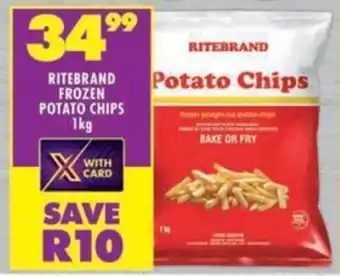 Shoprite Ritebrand Frozen Potato Chips offer
