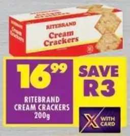 Shoprite Ritebrand Cream Crackers offer