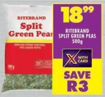 Shoprite Ritebrand Split Green Peas offer