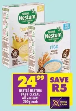 Shoprite Nestlé nestum baby cereal all variants offer