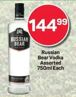 Pick n Pay Russian Bear Vodka Assorted 750ml Each offer