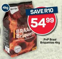 Pick n Pay PnP Braai Briquettes 4kg offer