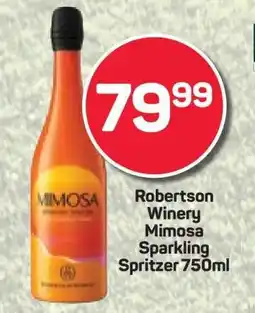 Pick n Pay ROBERTSON WINERY MIMOSA SPARKLING SPRITZER 750ml offer