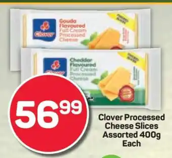 Pick n Pay Clover Processed Cheese Slices Assorted 400g Each offer