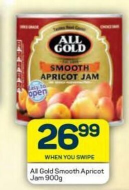 Pick n Pay All Gold Smooth Apricot Jam 900g offer