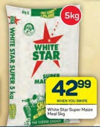 Pick n Pay White Star Super Maize Meal 5kg offer