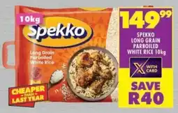 Shoprite Spekko long grain parboiled white rice offer