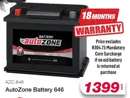 AutoZone AutoZone Battery 646 offer