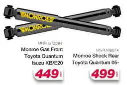 AutoZone Monroe Gas Front Toyota Quantum Isuzu KB/E20 offer