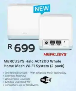 Computer Mania Mercusys Halo AC1200 Whole Home Mesh Wi-Fi System offer