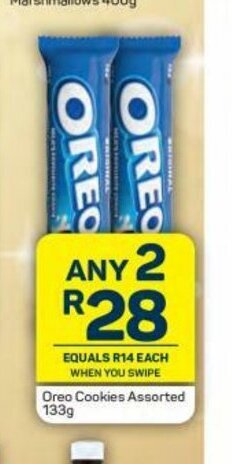 Pick n Pay Oreo Cookies Assorted 133g offer
