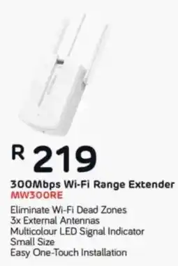 Computer Mania Mercusys 300Mbps Wi-Fi Range Extender offer