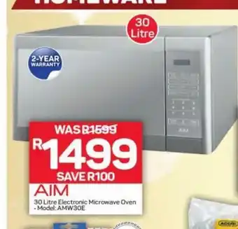 Pick n Pay AIM - 30 Litre Electronic Microwave Oven offer
