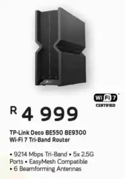 Computer Mania TP-Link Deco BE550 BE9300 Wi-Fi 7 Tri-Band Router offer