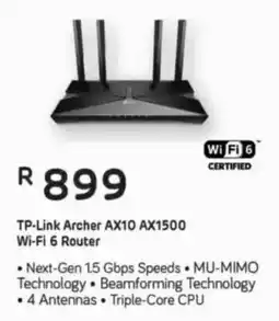 Computer Mania TP-Link Archer AX10 AX1500 Wi-Fi 6 Router offer