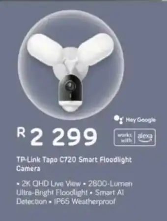 Computer Mania TP-Link Tapo C720 Smart Floodlight Camera offer