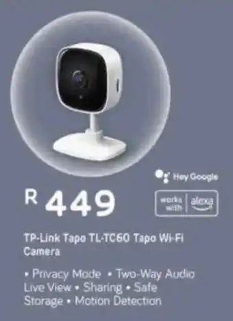 Computer Mania TP-Link Tapo TL-TC60 Tapo Wi-Fi Camera offer