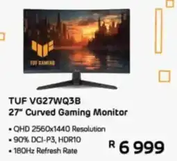 Computer Mania ASUS TUF VG27WQ3B 27" Curved Gaming Monitor offer
