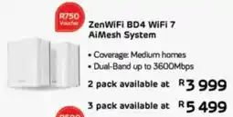 Computer Mania ASUS ZenWiFi BD4 WiFi 7 AiMesh System offer