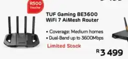 Computer Mania ASUS TUF Gaming BE3600 WiFi 7 AiMesh Router offer