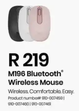 Computer Mania Logitech M196 Bluetooth Wireless Mouse offer