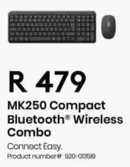 Computer Mania Logitech MK250 Compact Bluetooth Wireless Combo offer