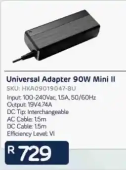 Computer Mania Huntkey Universal Adapter 90W Mini II offer