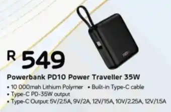 Computer Mania RED-E Powerbank PD10 Power Traveller 35W offer