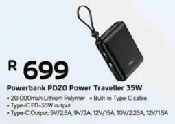 Computer Mania RED-E Powerbank PD20 Power Traveller 35W offer