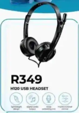 Computer Mania Rapoo H120 USB Headset offer