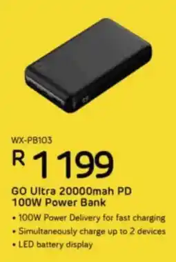Computer Mania WINX GO Ultra 20000mah PD 100W Power Bank offer