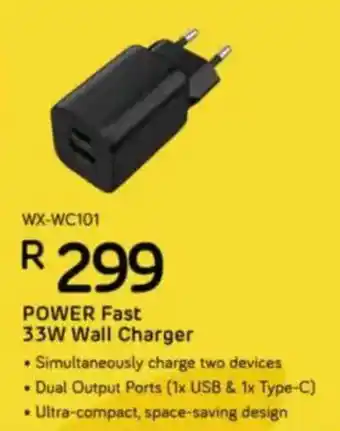 Computer Mania WINX Power Fast 33W Wall Charger offer