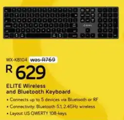 Computer Mania WINX Elite Wireless and Bluetooth Keyboard offer