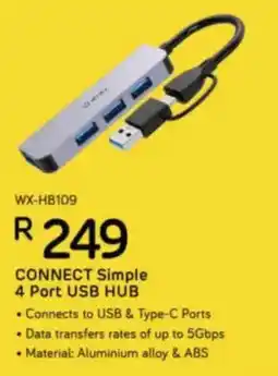 Computer Mania WINX Connect Simple 4 Port USB HUB offer
