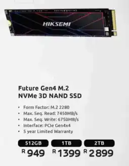 Computer Mania HIKSEMI Future Gen4 M.2 NVMe 3D NAND SSD offer