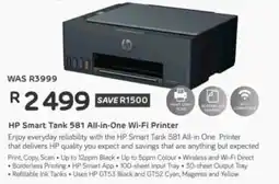 Computer Mania HP Smart Tank 581 All-in-One Wi-Fi Printer offer