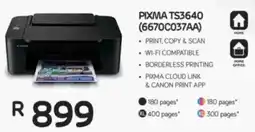 Computer Mania Canon PIXMA TS3640 offer
