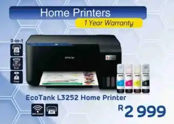 Computer Mania EPSON EcoTank L3252 Home Printer offer