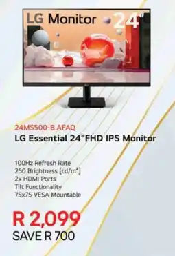 Computer Mania LG Essential 24" FHD IPS Monitor offer