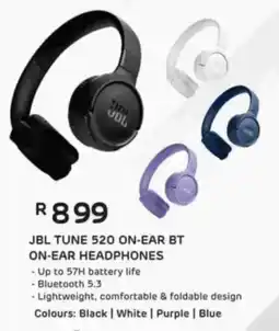 Computer Mania JBL tune 520 on-ear bt on-ear headphones offer