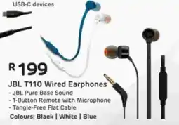 Computer Mania JBL T110 Wired Earphones offer