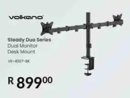 Computer Mania Volkano Steady Duo Series Dual Monitor Desk Mount offer