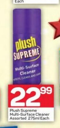 Plush Supreme Multi-Surface Cleaner Assorted 275ml each