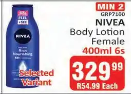 KitKat Cash and Carry NIVEA Body Lotion Female offer