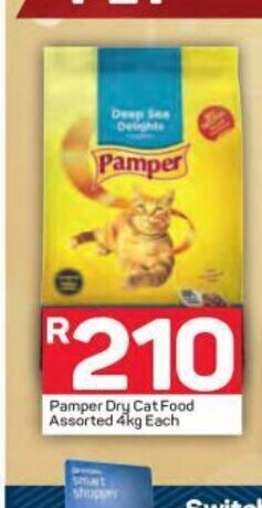Pamper Dry Cat Food Assorted 4kg each