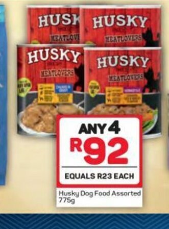 Pick n Pay Husky Dog Food Assorted 775g offer