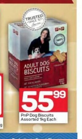 Pick n Pay PnP Dog Biscuits Assorted 1kg each offer