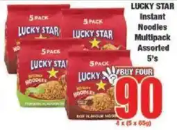 Boxer LUCKY STAR Instant Noodles Multipack Assorted offer