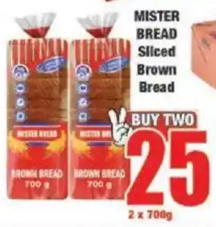 Boxer MISTER BREAD Sliced Brown Bread offer