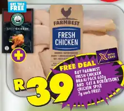 Shoprite Farmbest fresh chicken braai pack offer